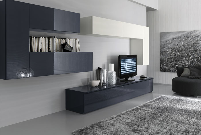 Mobilă living compactă la comandă